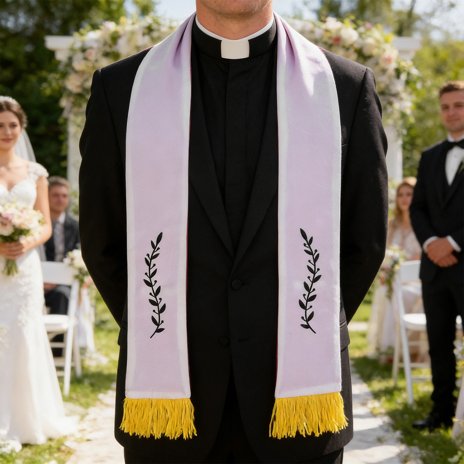 Étole de Clergé Réversible Bro - Stole Wedding Shawl avis et prix