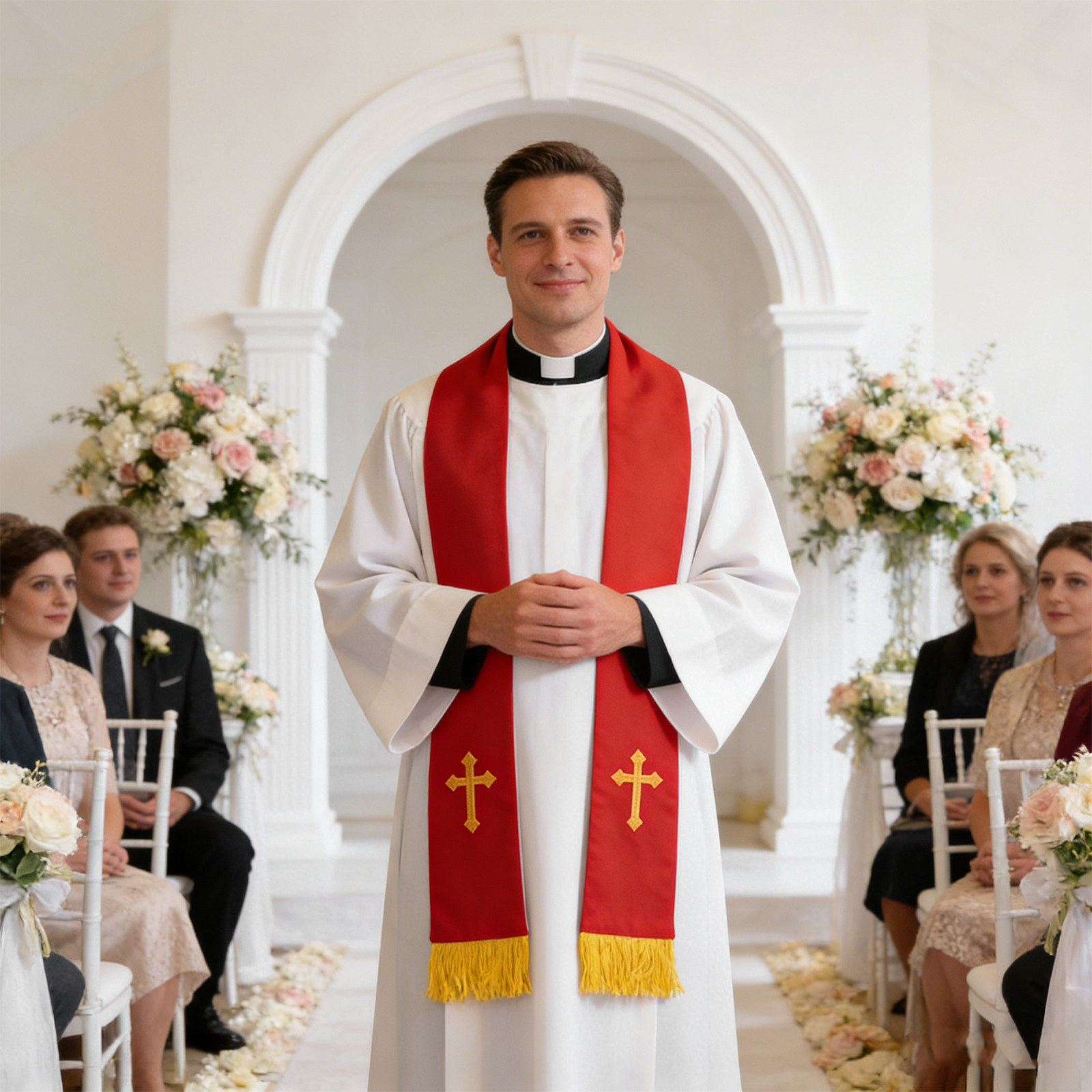 Étole de Clergé Réversible Bro - Stole Wedding Shawl avis et prix