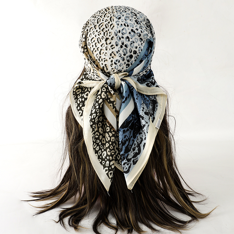 Châle de luxe en soie pour fem - Head Wrap Turban avis et prix