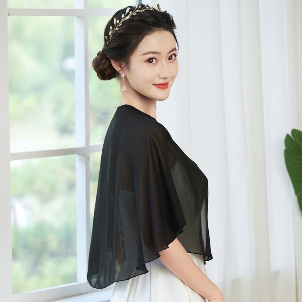 Capelet vintage en mousseline  - Stole Wedding Shawl avis et prix
