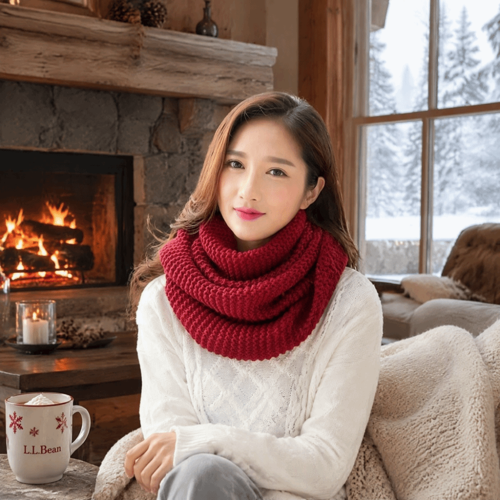 Écharpe à boucle infinie de co - Infinity Scarf Knit avis et prix